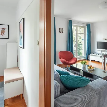 Sanhaus - Patio Mare - Z Balkonem I Parkingiem W Centrum * 索波特