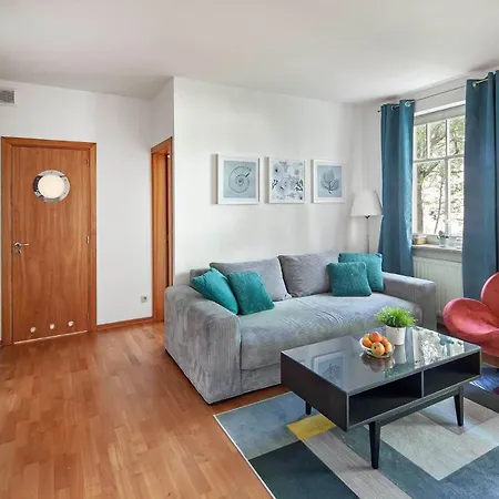 Sanhaus - Patio Mare - Z Balkonem I Parkingiem W Centrum 索波特