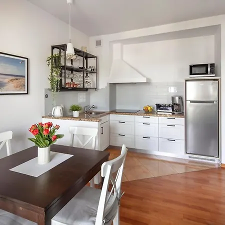 Sanhaus - Patio Mare - Z Balkonem I Parkingiem W Centrum 公寓 索波特