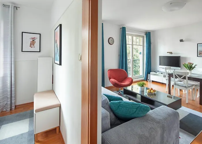 Sanhaus - Patio Mare - Z Balkonem I Parkingiem W Centrum * Сопот